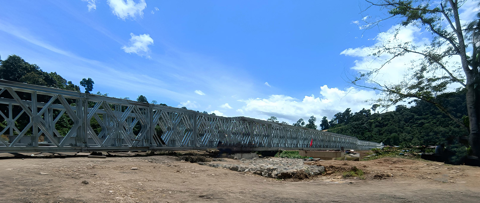 Proyek Jembatan Bailey 108 Meter di Malaysia