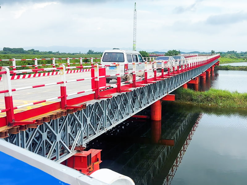 Jembatan Pendekatan Baja Galvanis Bentang Besar